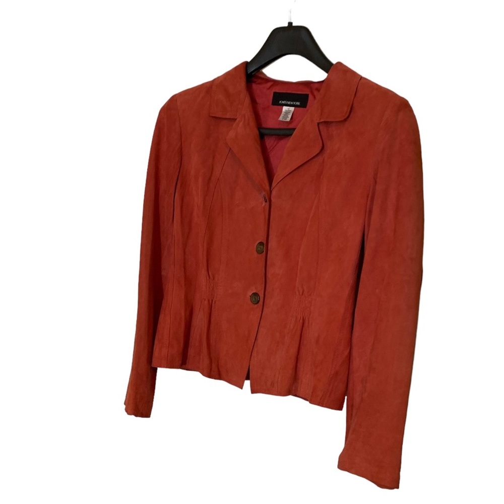 Rose Pink Suede Blazer NWOT#Jones New York